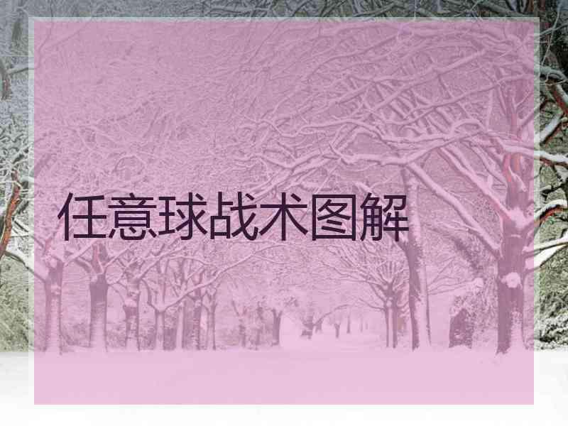 任意球战术图解