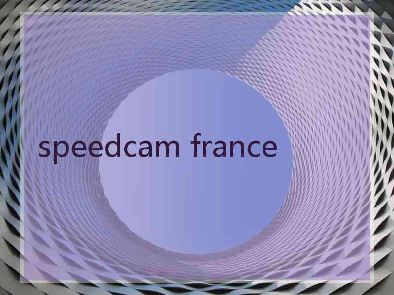 speedcam france