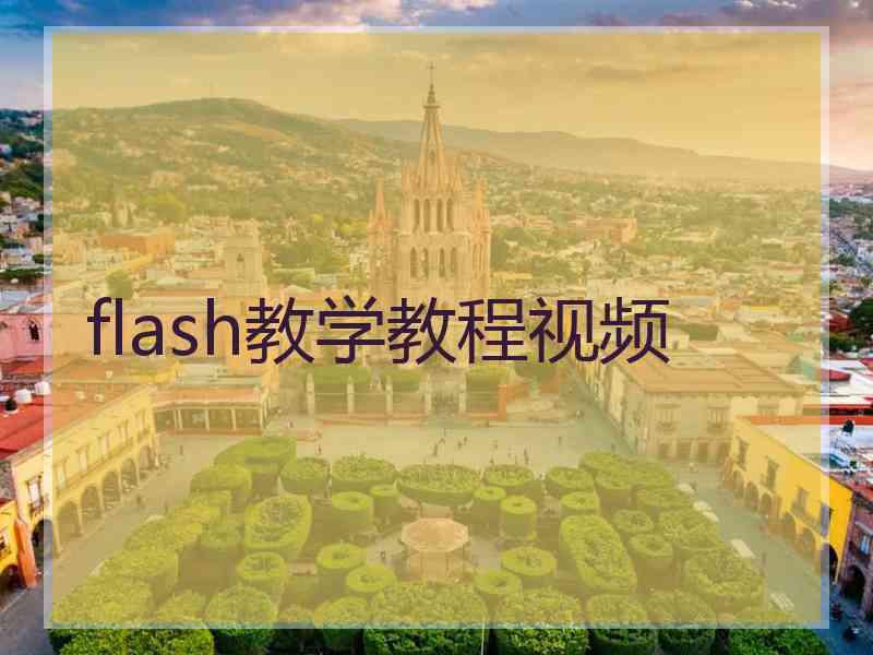 flash教学教程视频