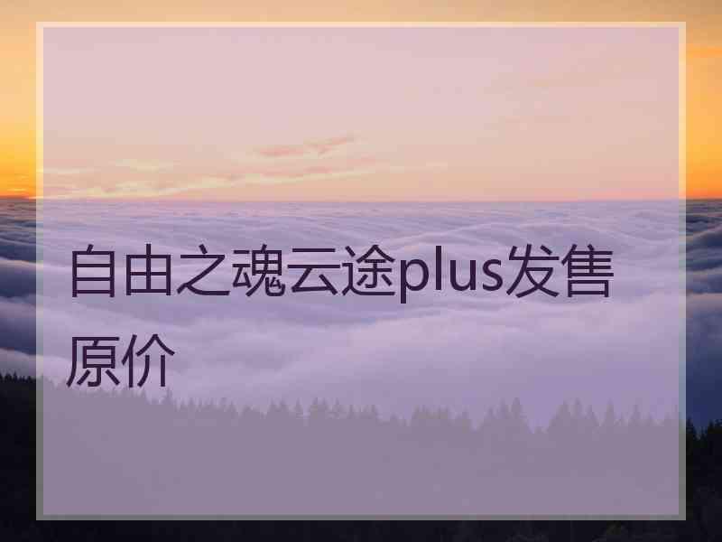 自由之魂云途plus发售原价