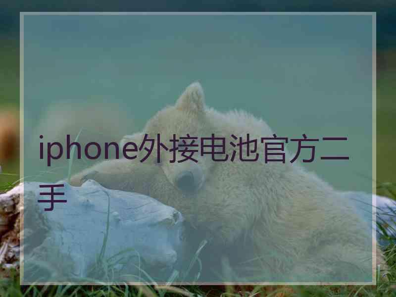 iphone外接电池官方二手