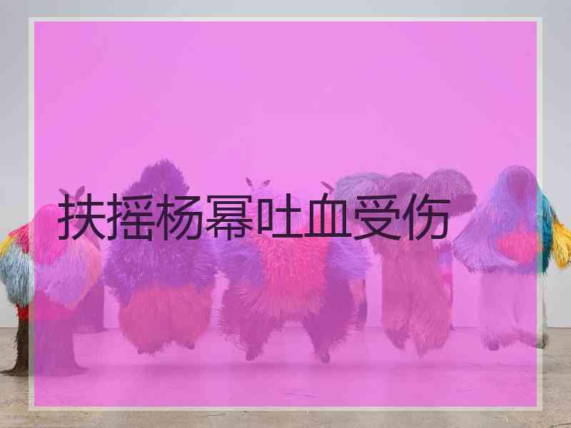 扶摇杨幂吐血受伤