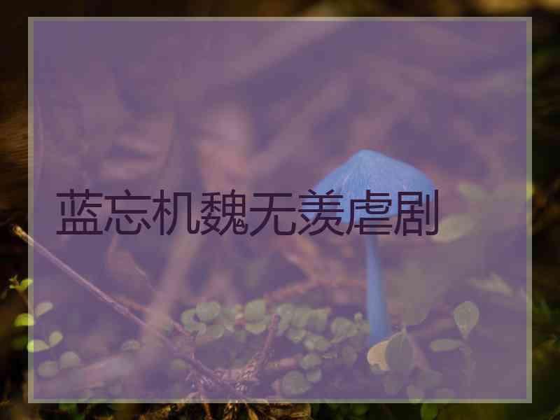 蓝忘机魏无羡虐剧