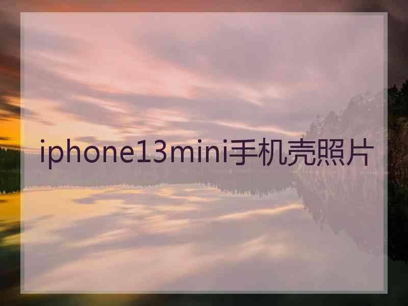 iphone13mini手机壳照片