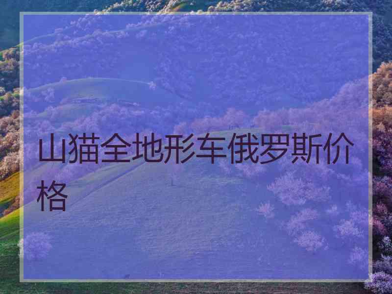 山猫全地形车俄罗斯价格