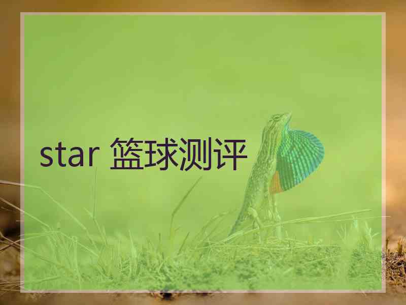 star 篮球测评