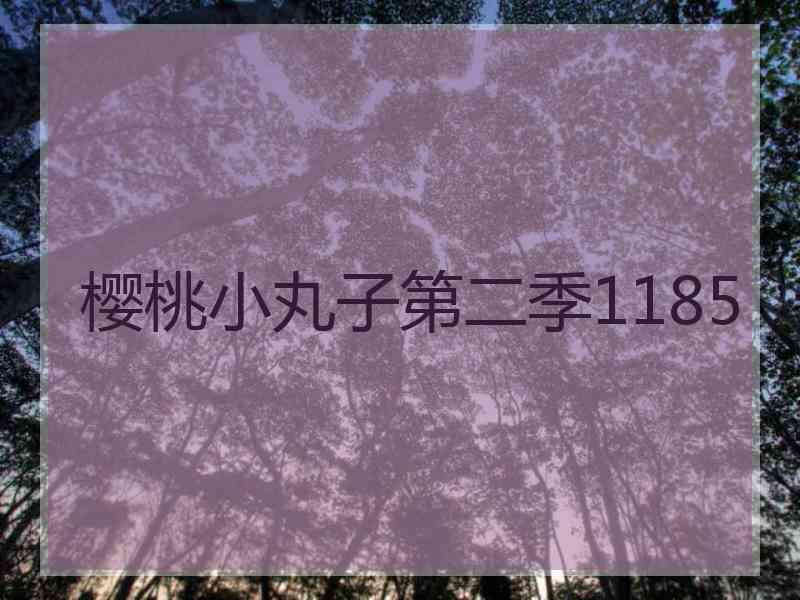 樱桃小丸子第二季1185