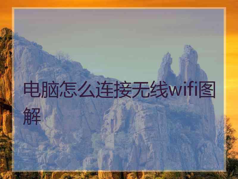 电脑怎么连接无线wifi图解