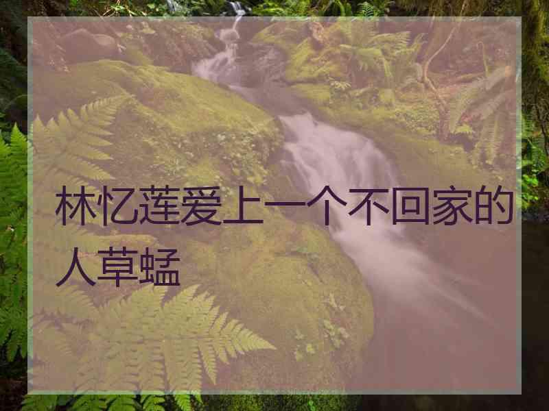 林忆莲爱上一个不回家的人草蜢