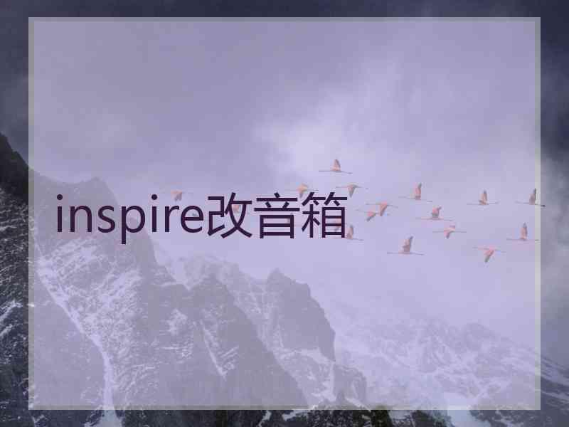 inspire改音箱