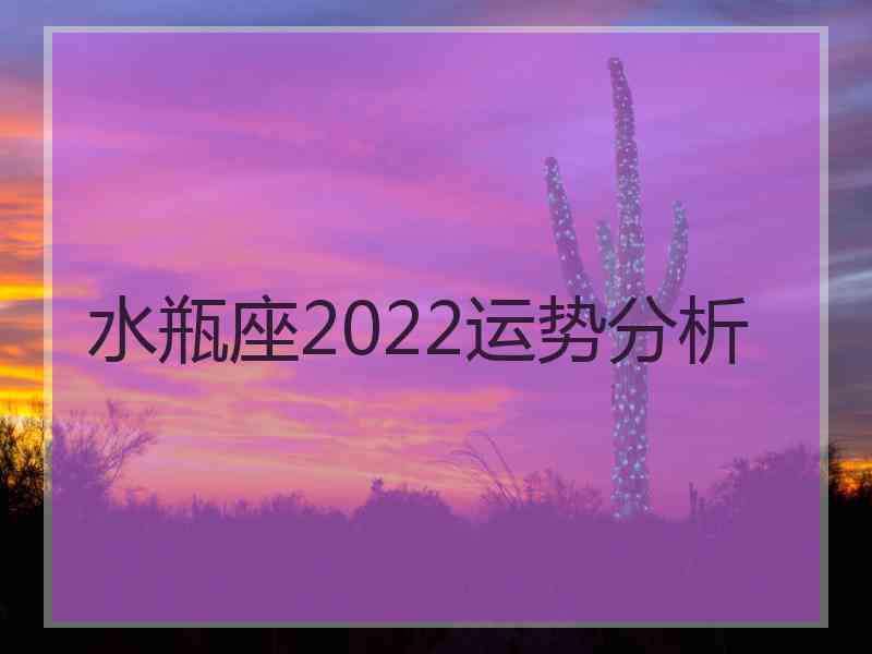 水瓶座2022运势分析