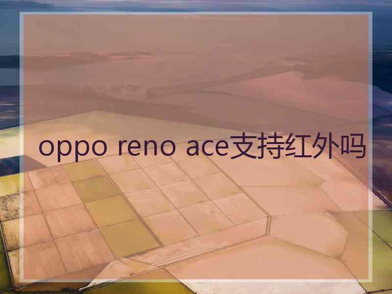 oppo reno ace支持红外吗