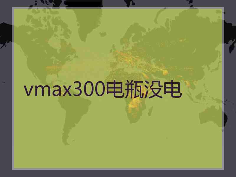 vmax300电瓶没电