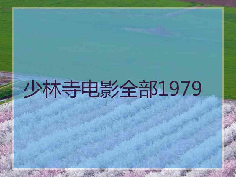 少林寺电影全部1979